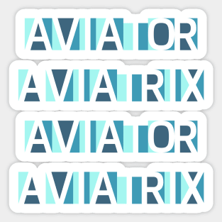 Aviator Aviatrix Pack Sticker